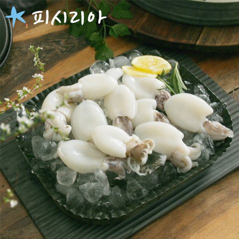 [피시리아]자연산 손질 갑오징어 200g * 12팩/총 2.4kg