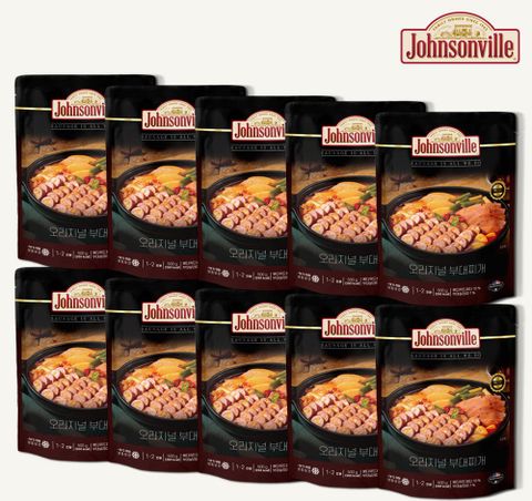 뉴 오리지널 부대찌개 500g 10팩+농심 사리면 5팩