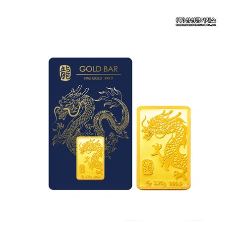 [삼성금거래소]24K 포나인 청룡 골드바 3.75g