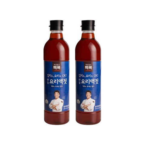 빽쿡 만능요리액젓 4병 (1kg x 4)