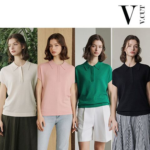 [국민카드5%할인][런칭가69,900원→3만원↓]브이컷 여성 린넨혼방 니트 4종 