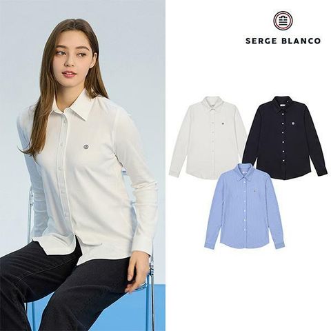 [카드 5%할인]세르즈블랑코 24 SS 셔츠 3종 여성