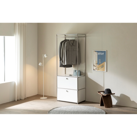 앳센셜 팔레트 메탈 드레스룸 2도어형 [완제품 직접배송]