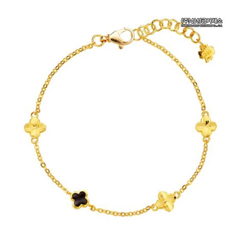 [삼성금거래소]24K클로버 컬러 팔찌