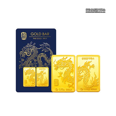[삼성금거래소] 24K 순금 999.9 청룡 골드바 7.5g