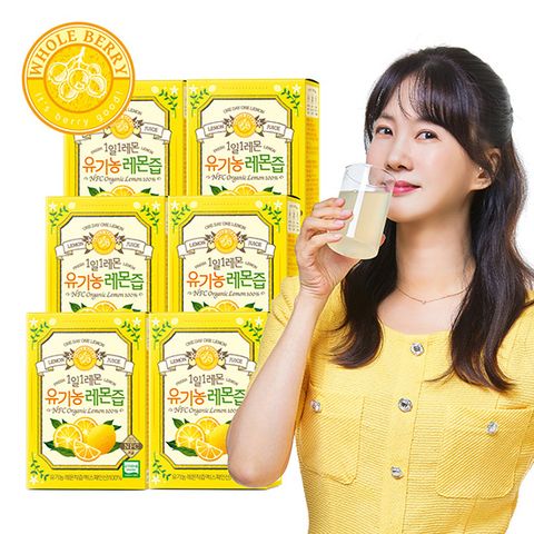 1일1레몬 유기농 레몬즙 14포x6박스 총 84포