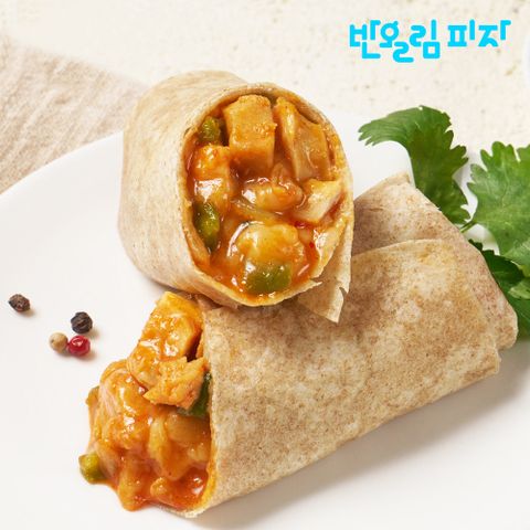 [반올림피자] 통밀 저당 브리또 핫치킨 110g x 11팩