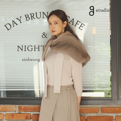 25FW 톨레뇨 하모니 풀오버 + 숄 2종
