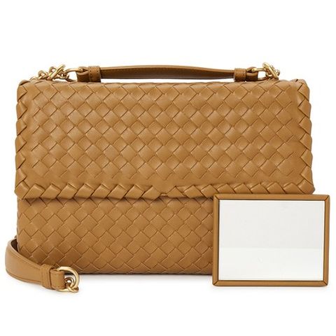 보테가베네타 올림피아 인트레치아토 체인 숄더백 386498