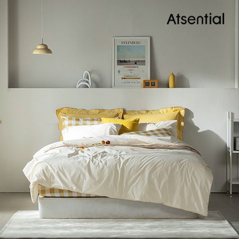 [앳센셜]수퍼킹_헤리티지 체크에디션베딩 풀세트