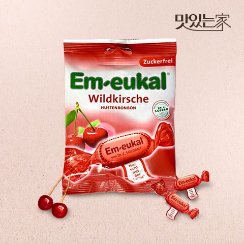 독일직수입 목캔디 와일드체리맛 무가당75g