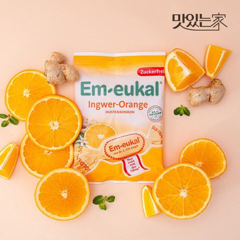 독일직수입 목캔디 진저오렌지 무가당 75g