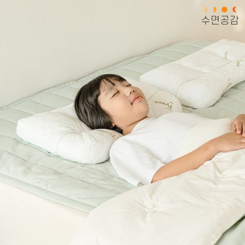 우유베개 알파 키즈 천연라텍스 기능성 경추베개 