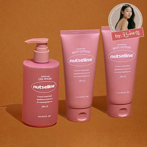 [아로마 바디세트] 아로마 넛 슬림핏 바디 로션 200ml x 2+오일워시 315ml