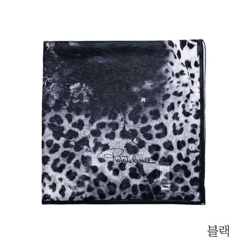 로베르토카발리 로코코 레오파드 실크 스카프(7C141S)