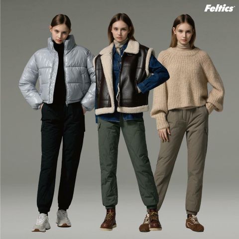 [NH카드5%할인] 25FW  펠틱스 오리털 패딩 기모팬츠 2종 여성