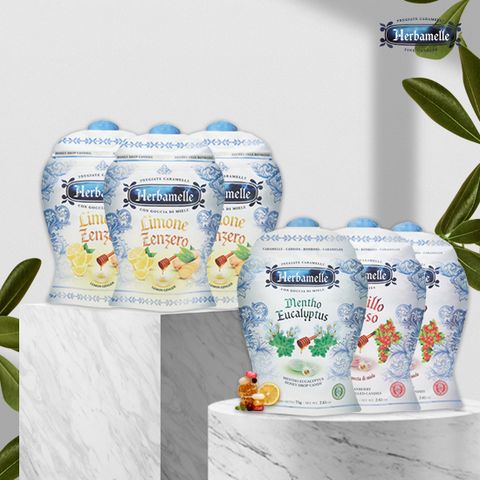 [최화정쇼픽]에르바멜레 허니캔디 레몬진저/민트/크랜베리 6봉