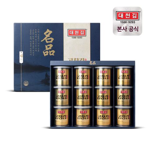 [대천김] 곱창캔김 30g 12캔
