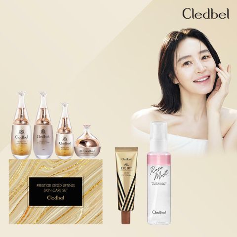 [국민카드5%할인]끌레드벨 프레스티지 골드 리프팅 기초 1세트 + 아이크림 + 미스트 