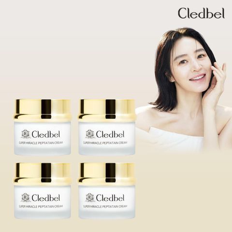 [국민카드5%할인]끌레드벨 슈퍼미라클 펩타테인 리프팅 크림 (50ml x 4단지) 