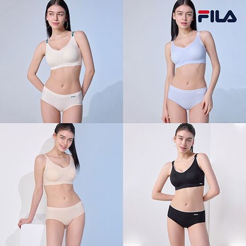 휠라 FILA 正品 소프트 퓨징 브라팬티 4세트