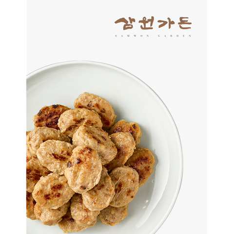 [삼원가든] 한돈 한입떡갈비(500g) * 3팩