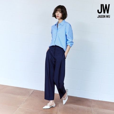 제이슨우 26SS NEW Rowen 라이트 크롭 라운드 턱팬츠 (4 COLORS) [런칭 가격 69,900원]