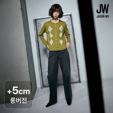 제이슨우 26SS Rina 루즈 플레어 커브드 데님 _ 그레이 +5cm Long ver. [런칭 가격 69,900원]