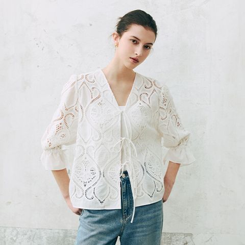 [최초가 159,000원]26SS 리아 자수 자켓