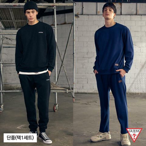 [카드 5%할인]게스(GUESS) 기모 셋업(남성)