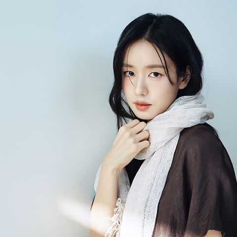 [최초가69,900원] 26SS 프렌치린넨100 네트 스카프