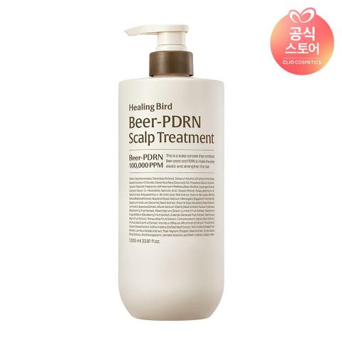 [카드 5%할인]힐링버드 비어 피디알엔 탈모 트리트먼트 1000ml 대용량 