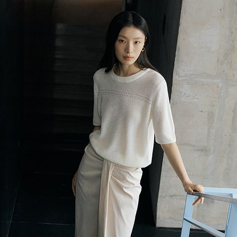 26SS 펀칭 라인 스카시 벌룬니트 4종