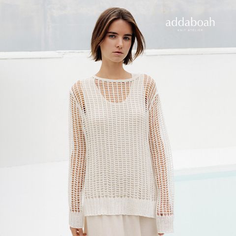 [최초가 79,900원] 26SS 프렌치린넨 블렌디드 썸머 커버업 니트