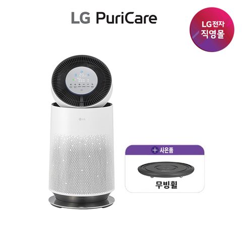LG 퓨리케어 AI 360 공기청정기 플러스 18형+무빙휠 AS185DWWDM
