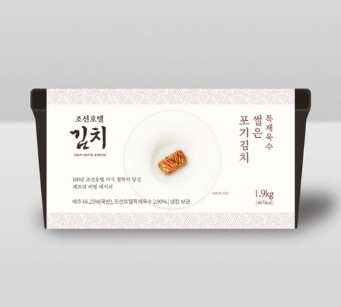 조선호텔 특제육수 썰은포기김치 1.9kg