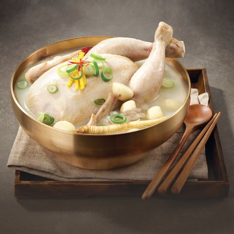 [방송중2팩더]올반 유황먹인 냉장닭 영양삼계탕 900g/총 10팩