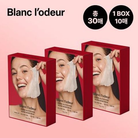 블랑로더 슈퍼글루타치온 글로우마스크팩 3박스(30매)