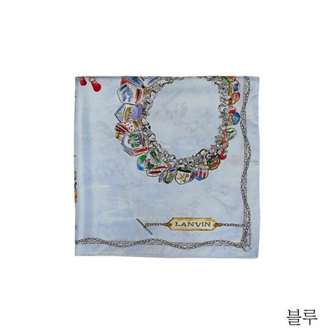 랑방 오너먼트 실크 스카프