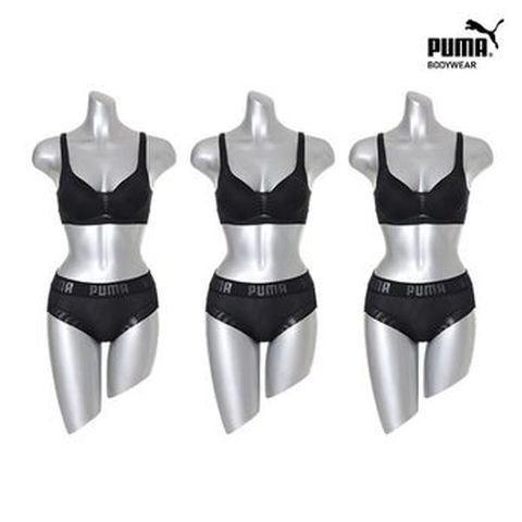푸마 얼티밋 브라 6종 패키지(브라3종+팬티3종)(블랙3)