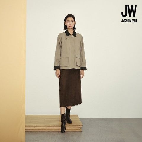 제이슨우 26FW Madison FAUX 스웨이드 스커트 (2 COLORS)