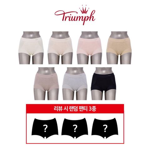 [카드 5%할인](상품평시 3장 더) 트라이엄프 모달 팬티 7+3