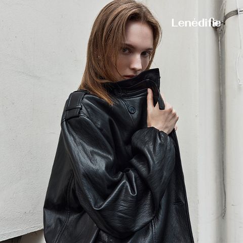 26F/W Faux 레더 자켓