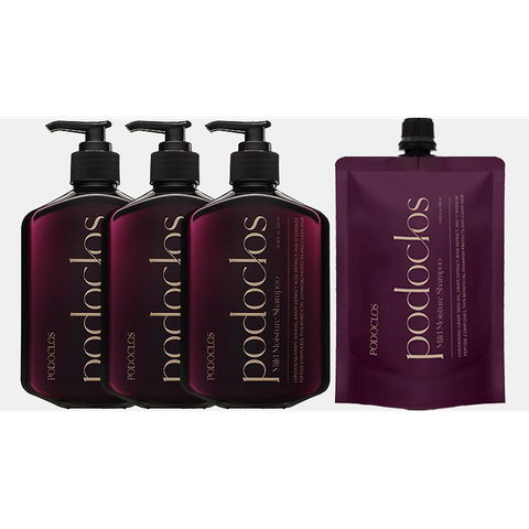 [기본패키지] 샴푸 500ml 3통+리필 500ml 1개