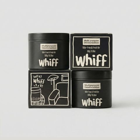 Whiff  악취제거 다용도 탈취제 300g 부아누아 블랙 3개