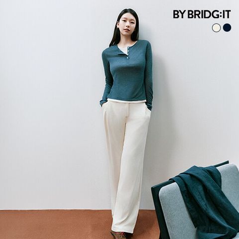 26FW 핀턱 니팅 데님팬츠 2종