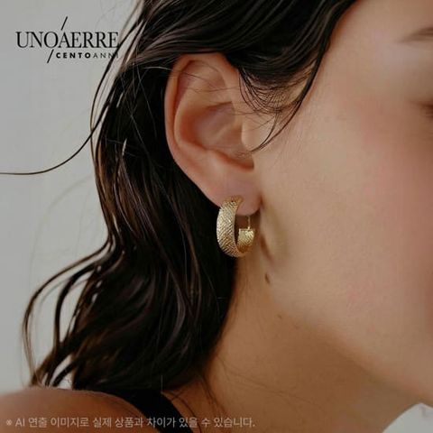 우노아레 18K 체르노(Cerno) 귀걸이