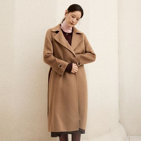○26FW 퓨어카멜100 핸드메이드 코트