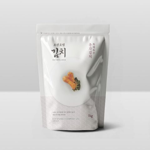 조선호텔 특제육수 총각김치 1kg  2팩 / 총 2kg