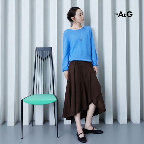[미리주문10%] 26F/W FAUX 스웨이드 언발 스커트